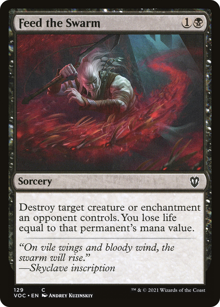 Image of Feed the Swarm (VOC-129) - Crimson Vow Commander