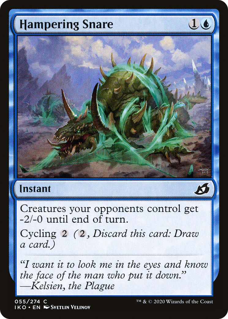 Image of Hampering Snare (IKO-055) - Ikoria: Lair of Behemoths