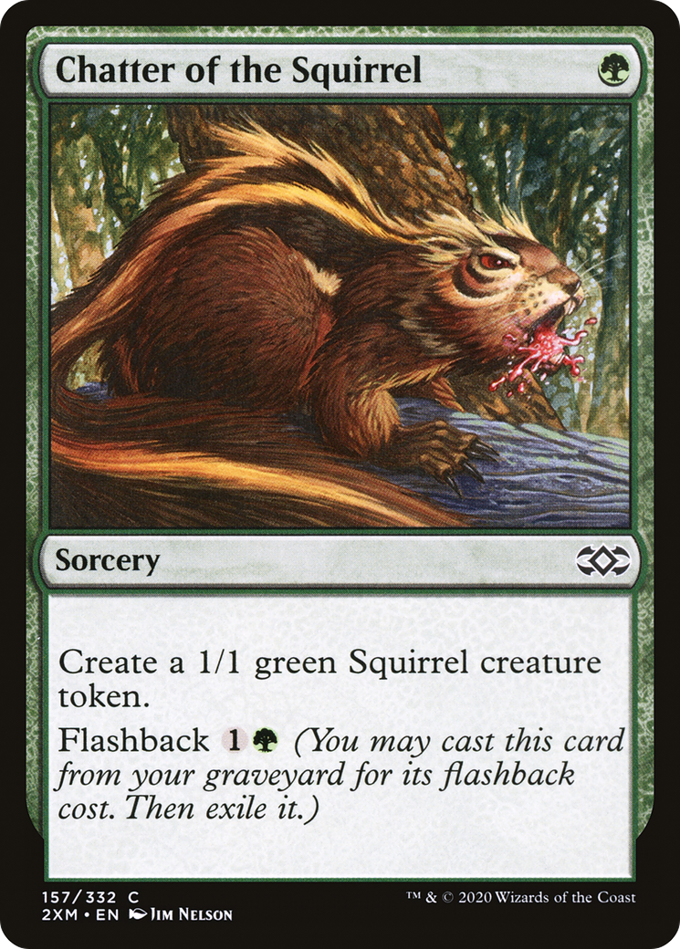 Image of Chatter of the Squirrel (2XM-157) - Double Masters Foil