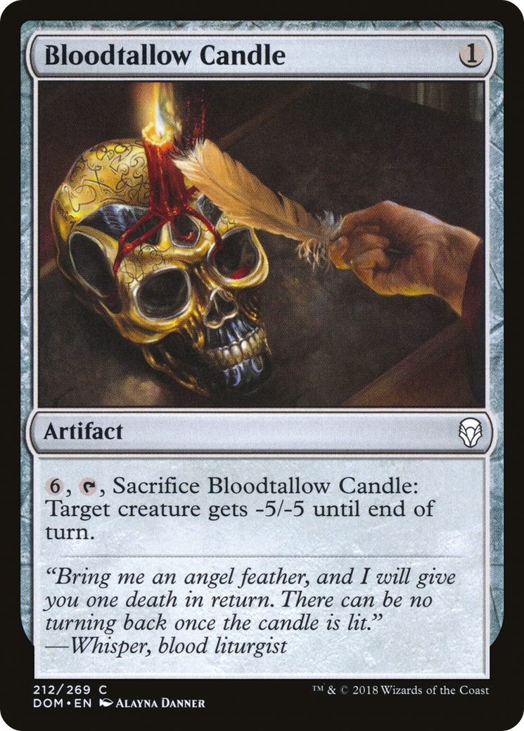 Image of Bloodtallow Candle (DOM-212) - Dominaria