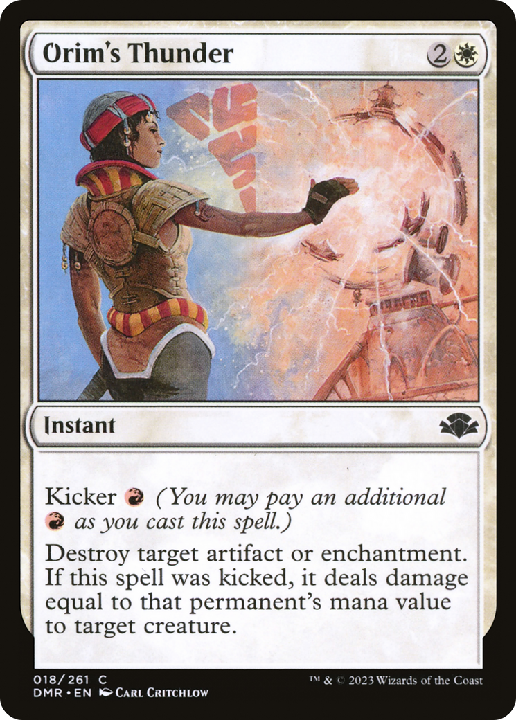 Image of Orim's Thunder (DMR-018) - Dominaria Remastered
