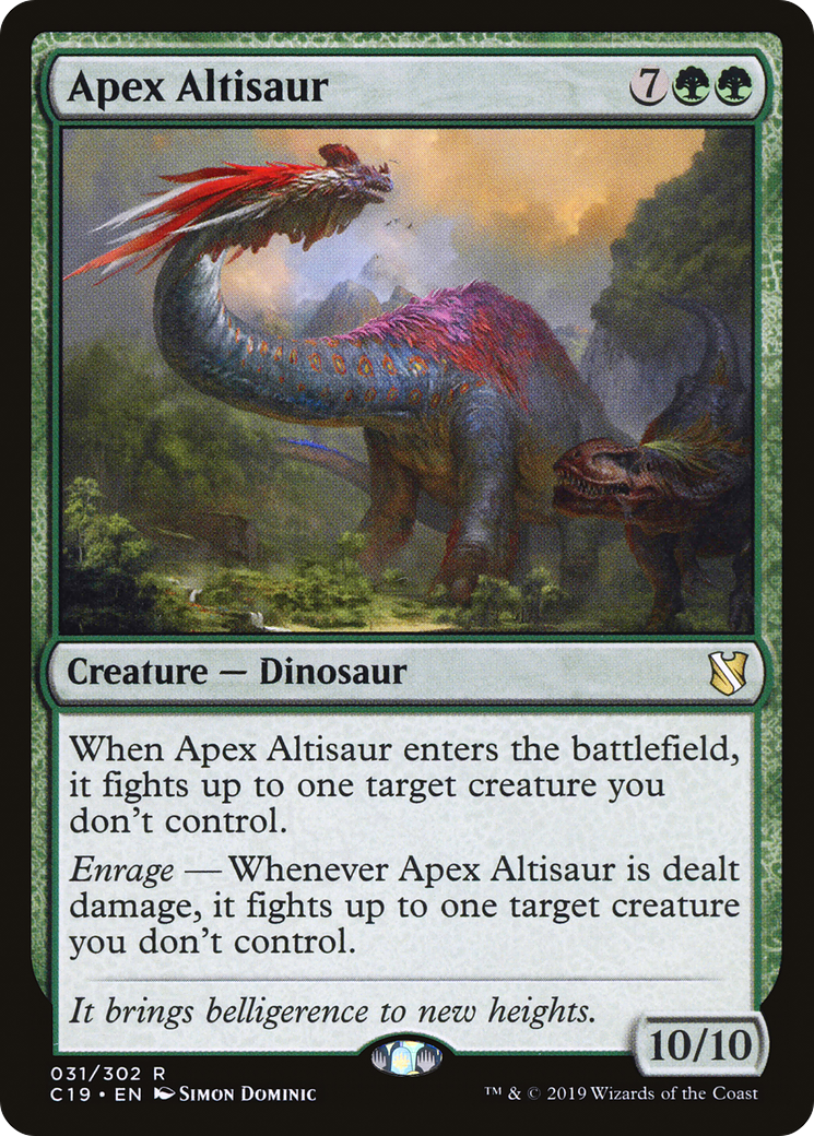Image of Apex Altisaur (C19-031) - Commander 2019