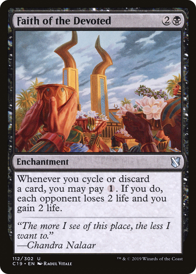 Image of Faith of the Devoted (C19-112) - Commander 2019
