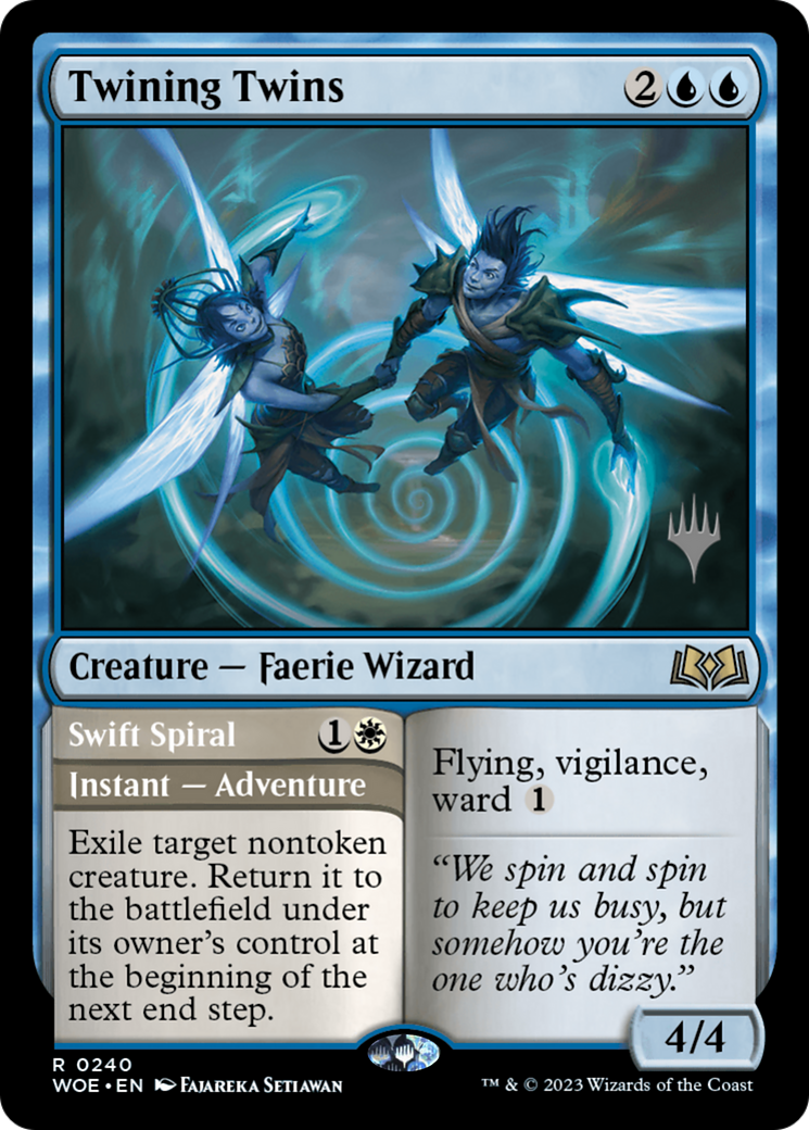 Image of Twining Twins (PPWOE-240) - Wilds of Eldraine Promos Foil
