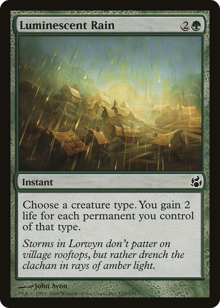 Image of Luminescent Rain (MOR-129) - Morningtide Foil