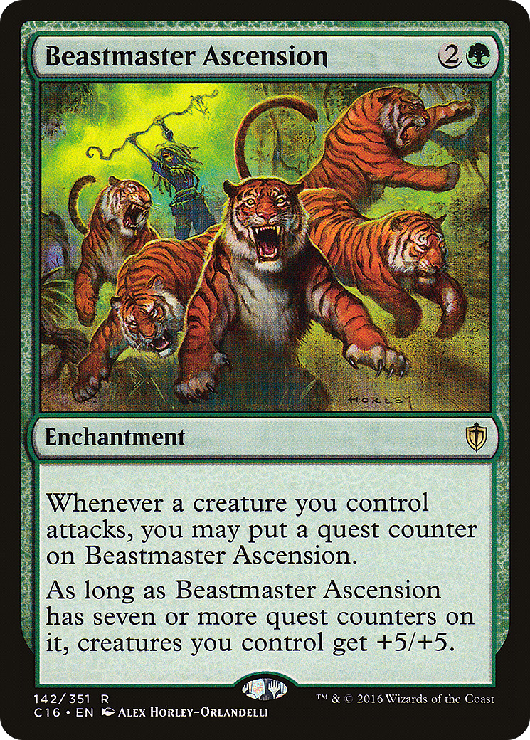 Image of Beastmaster Ascension (C16-142) - Commander 2016