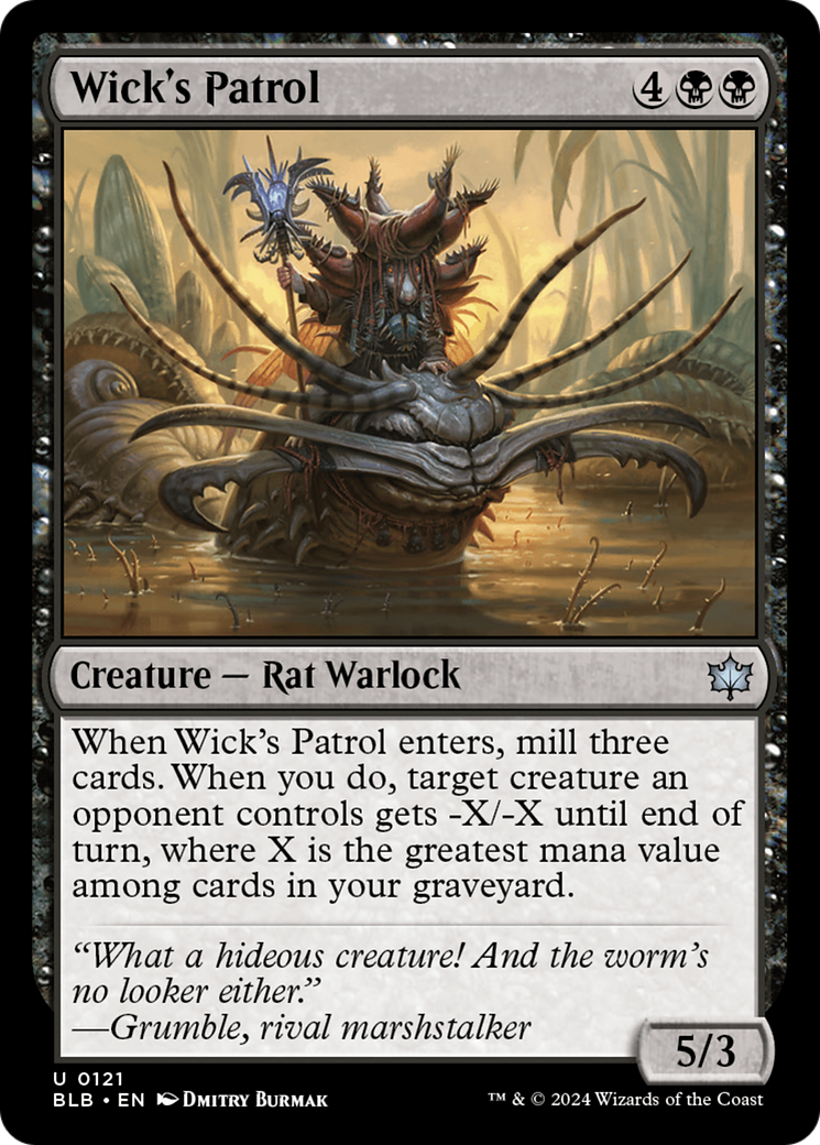 Image of Wick's Patrol (BLB-121) - Bloomburrow