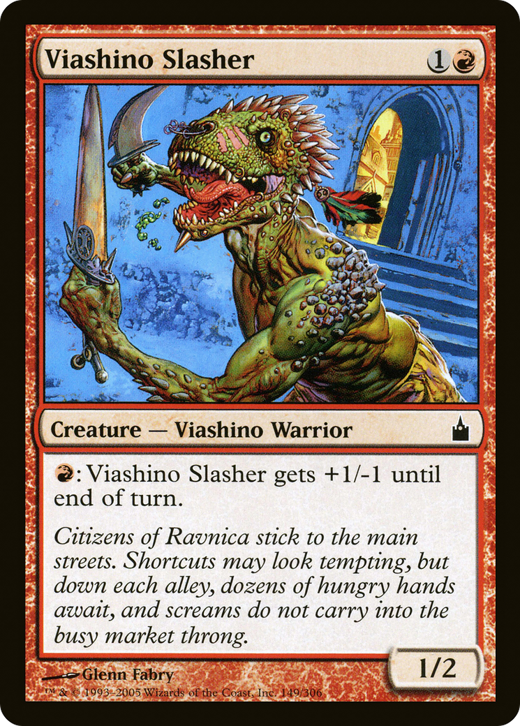 Image of Viashino Slasher (RAV-149) - Ravnica: City of Guilds