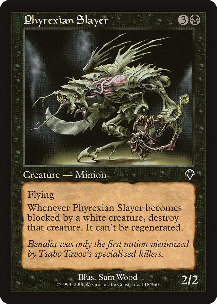 Image of Phyrexian Slayer (INV-118) - Invasion Foil