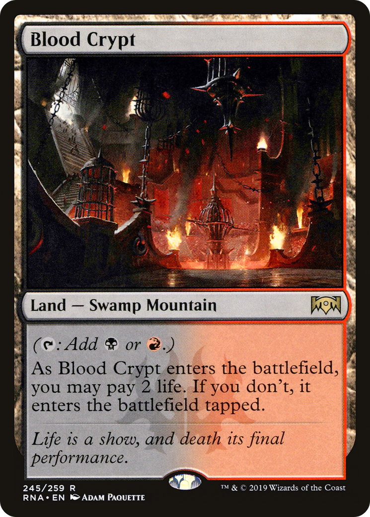 Image of Blood Crypt (RNA-245) - Ravnica Allegiance