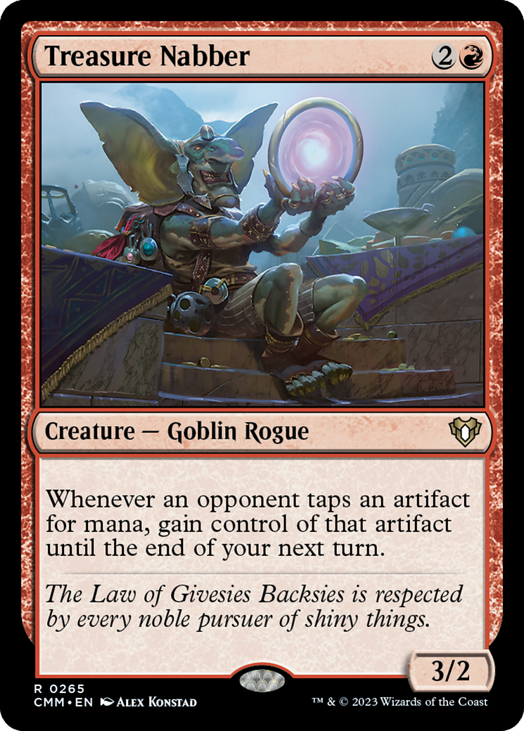 Image of Treasure Nabber (CMM-265) - Commander Masters Foil