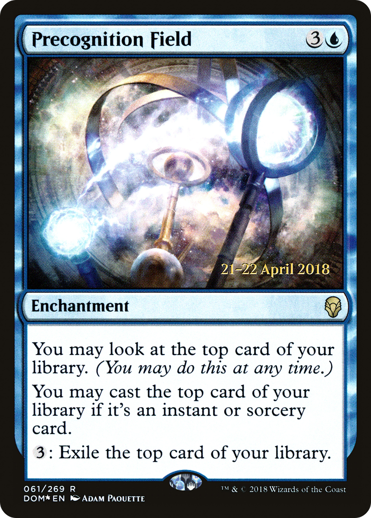 Image of Precognition Field (PRE-061) - Dominaria Promos Foil