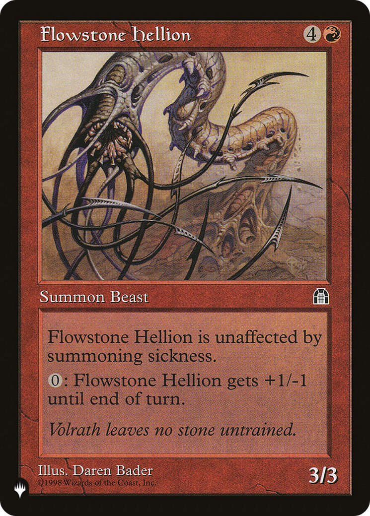 Image of Flowstone Hellion (LIST-STH-84) - The List