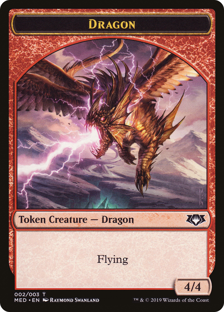 Image of Dragon (TMED-0W2) - Mythic Edition Tokens