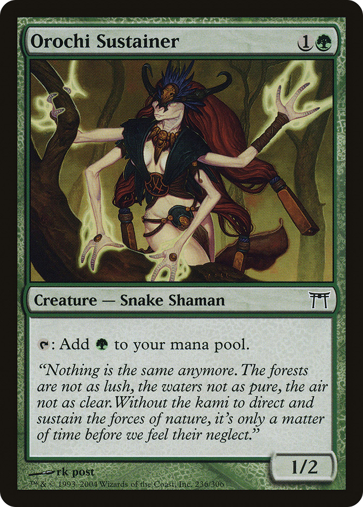 Image of Orochi Sustainer (CHK-236) - Champions of Kamigawa Foil