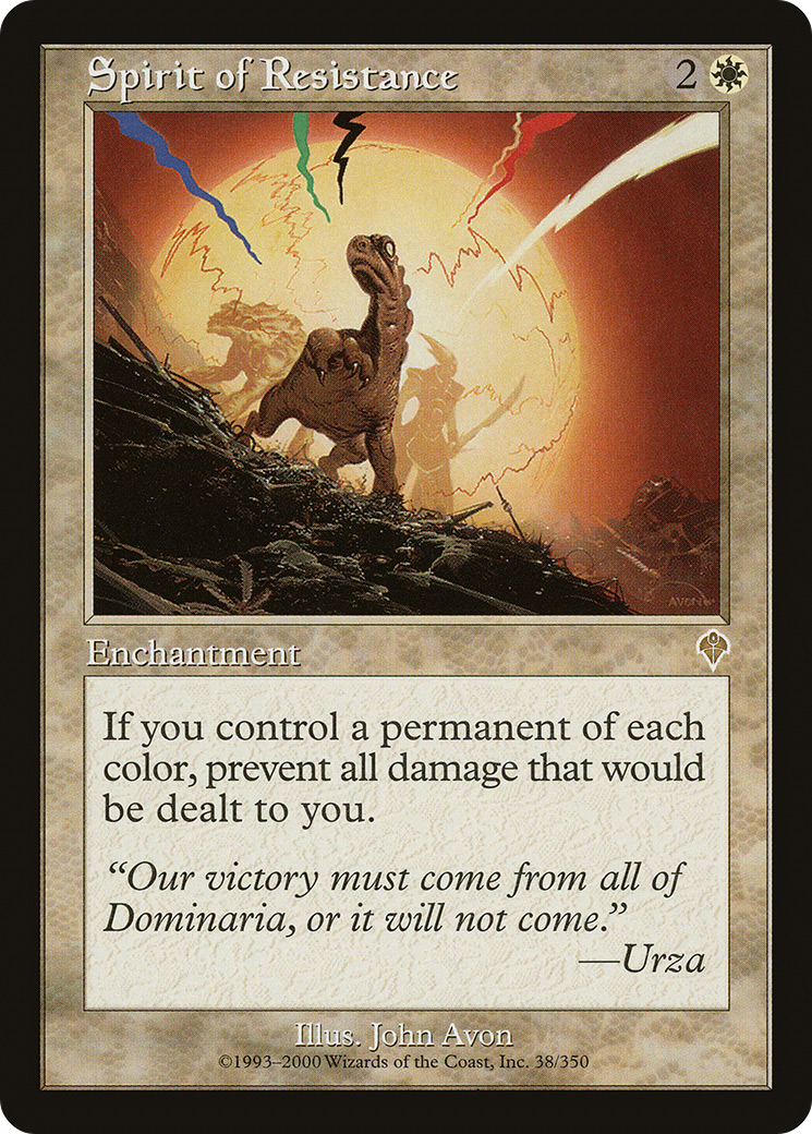 Image of Spirit of Resistance (INV-038) - Invasion Foil