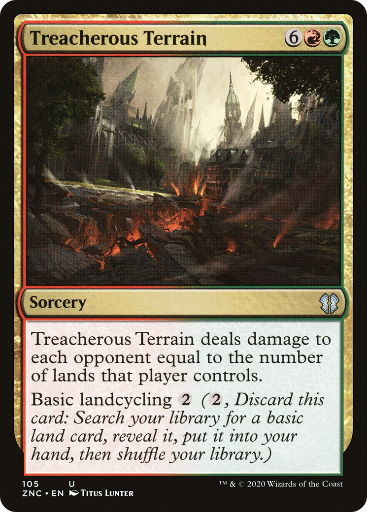Image of Treacherous Terrain (ZNC-105) - Zendikar Rising Commander