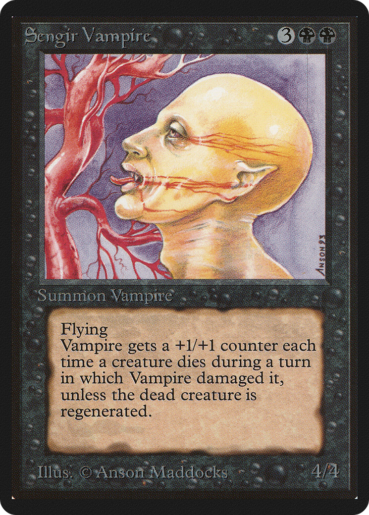 Image of Sengir Vampire (LEB-) - Limited Edition Beta