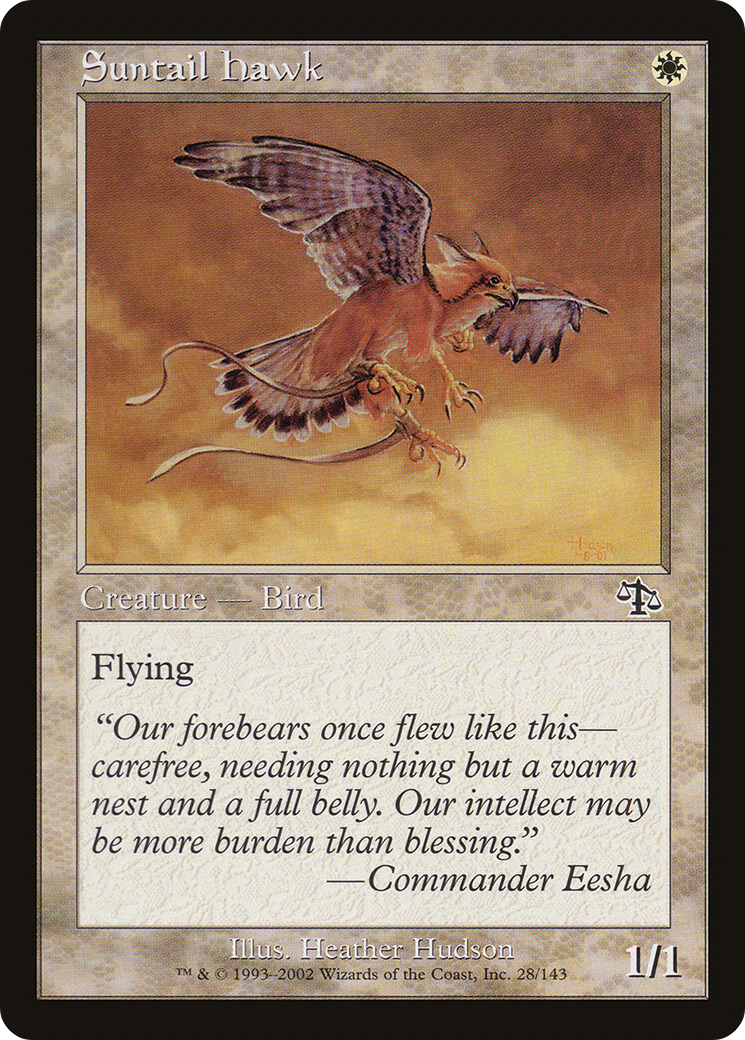 Image of Suntail Hawk (JUD-028) - Judgment Foil