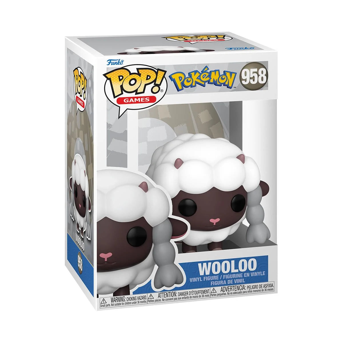 Image of Pokemon Wooloo Funko Pop! Vinyl Figure #958