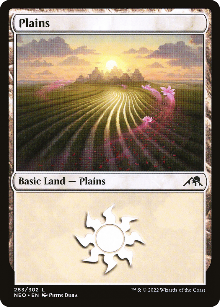 Image of Plains (283) (NEO-283) - Kamigawa: Neon Dynasty