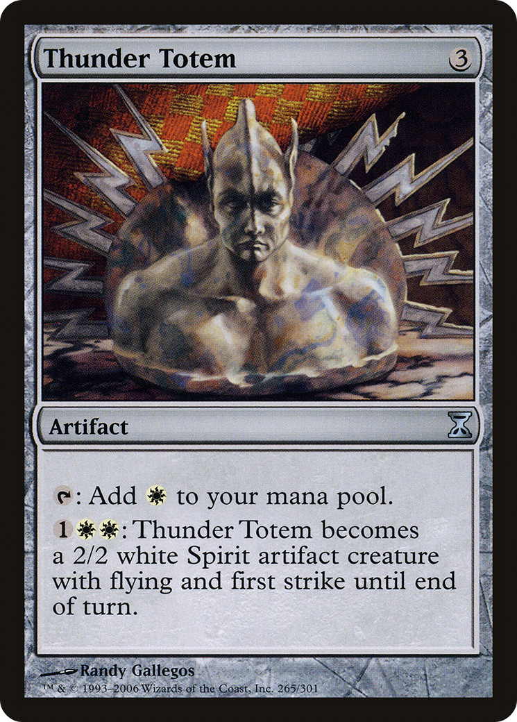 Image of Thunder Totem (TSP-265) - Time Spiral Foil