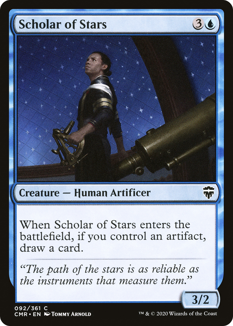 Image of Scholar of Stars (CMR-092) - Commander Legends Foil