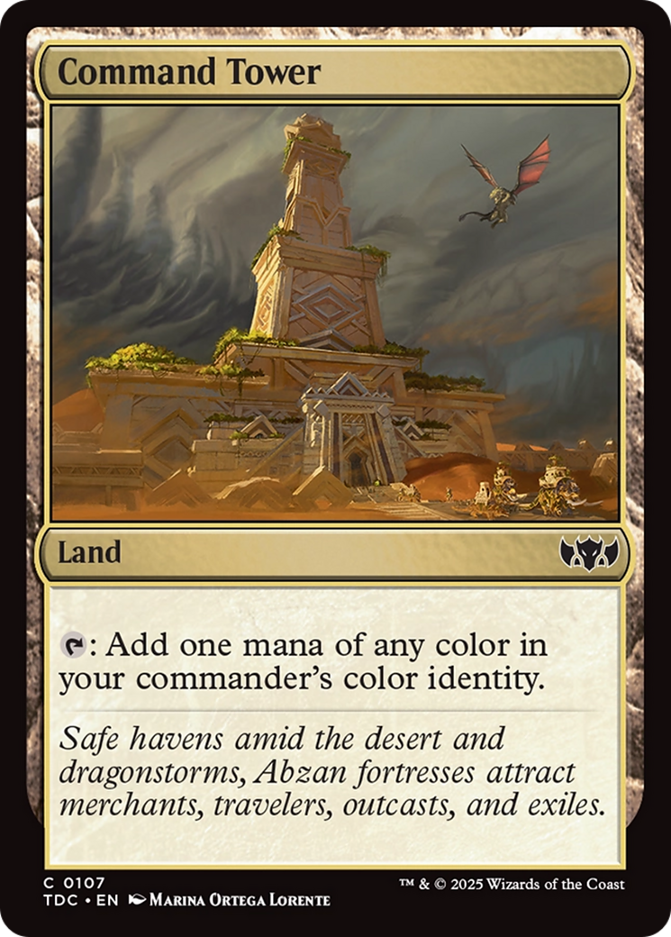 Image of Command Tower (TDC-107) - Commander: Tarkir: Dragonstorm