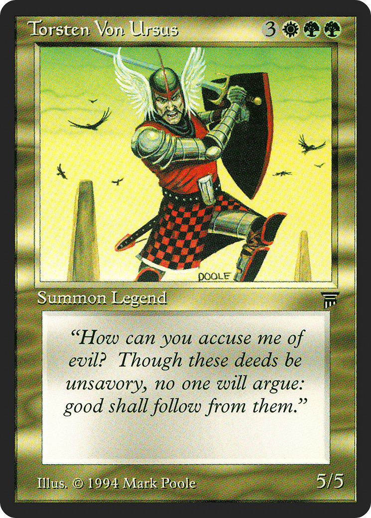 Image of Torsten Von Ursus (LEG-) - Legends