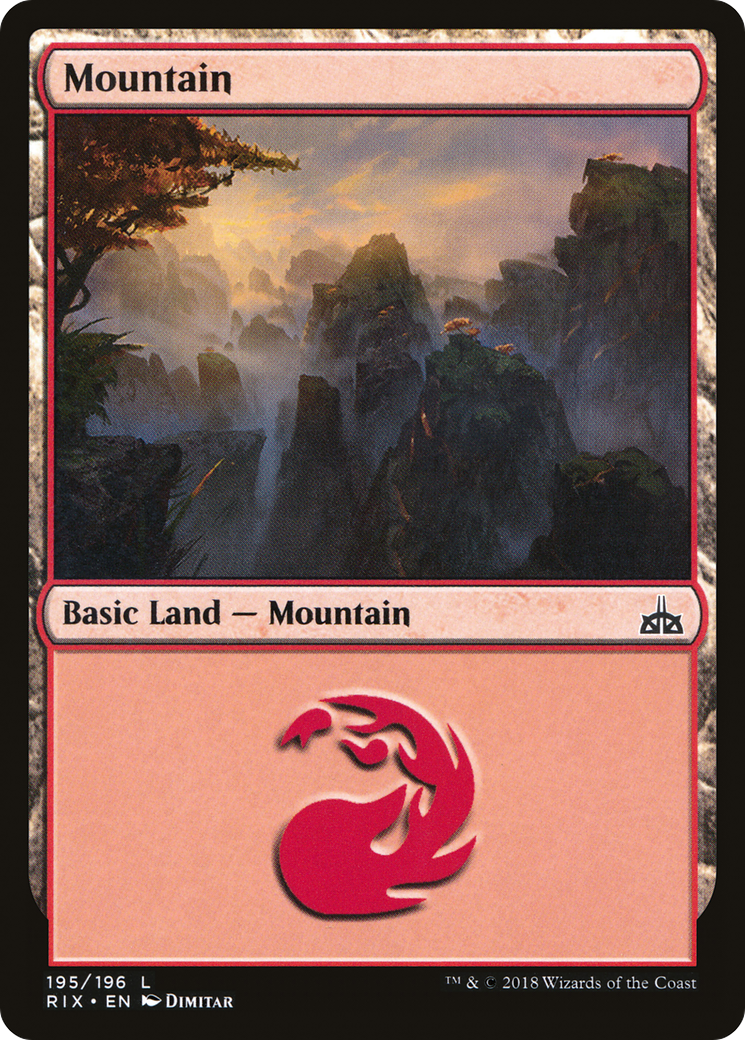Image of Mountain (RIX-195) - Rivals of Ixalan