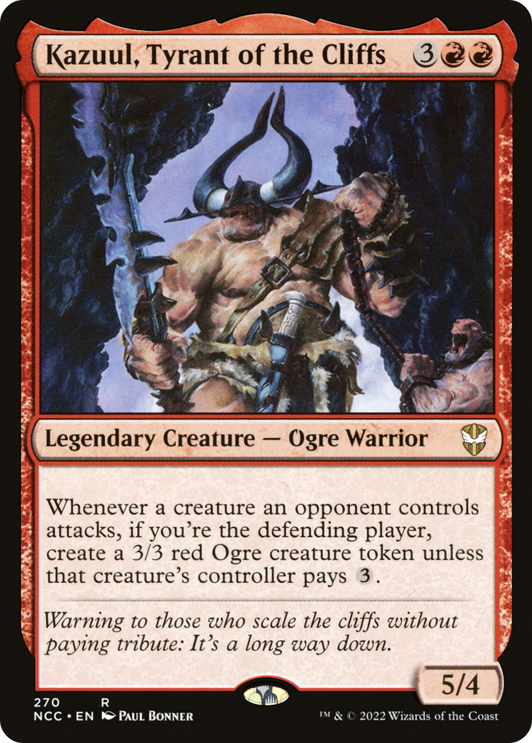 Image of Kazuul, Tyrant of the Cliffs (NCC-270) - New Capenna Commander