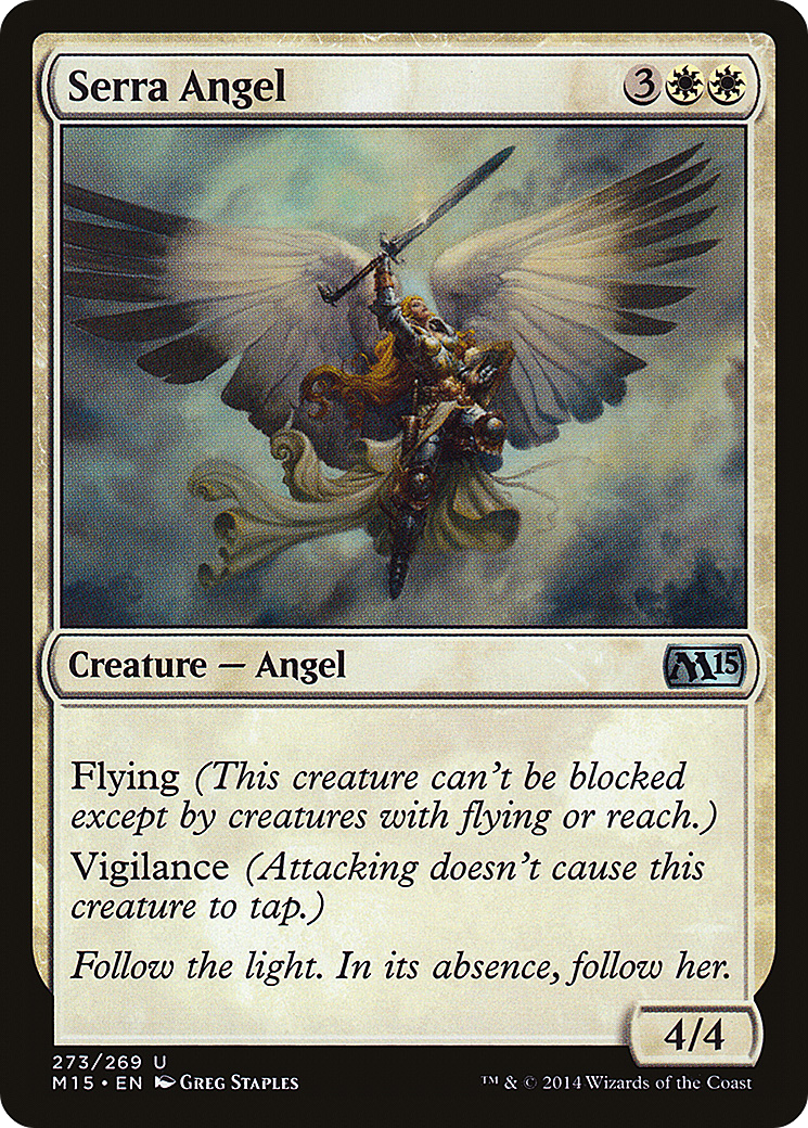 Image of Serra Angel (M15-273) - Magic 2015 Foil