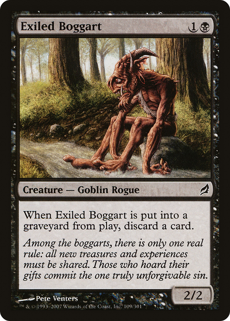 Image of Exiled Boggart (LRW-109) - Lorwyn