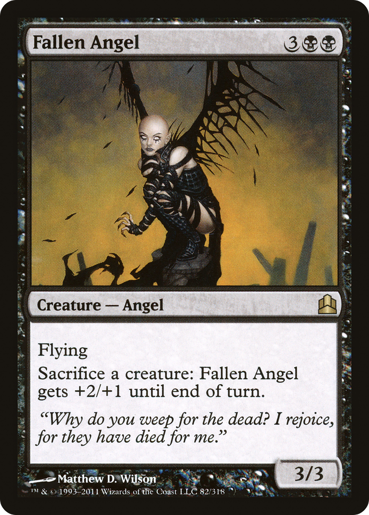 Image of Fallen Angel (CMD-082) - Commander 2011