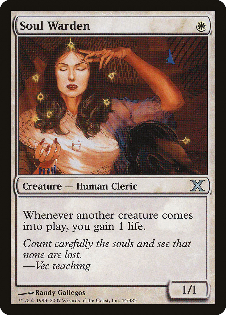 Image of Soul Warden (10E-044) - Tenth Edition Foil