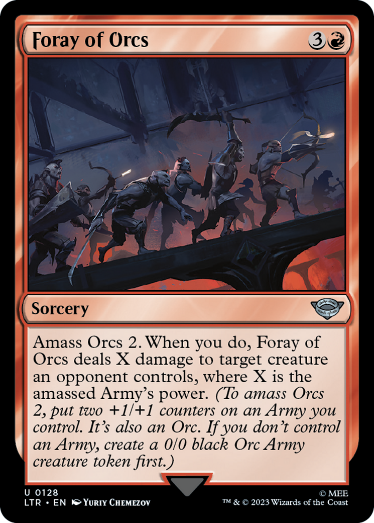 Image of Foray of Orcs (LTR-128) - The Lord of the Rings: Tales of Middle-earth
