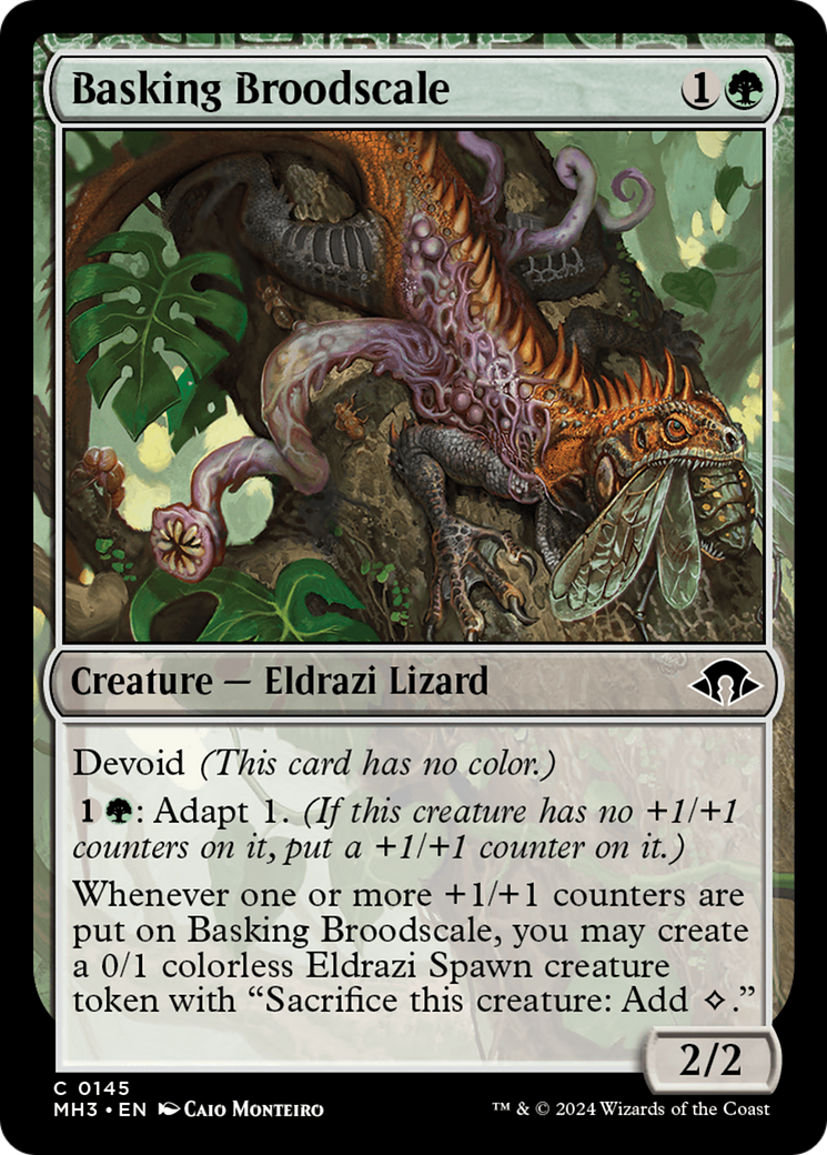 Image of Basking Broodscale (MH3-145) - Modern Horizons 3: (devoid) Foil
