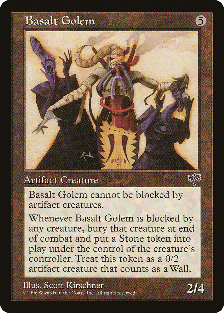 Image of Basalt Golem (MIR-) - Mirage