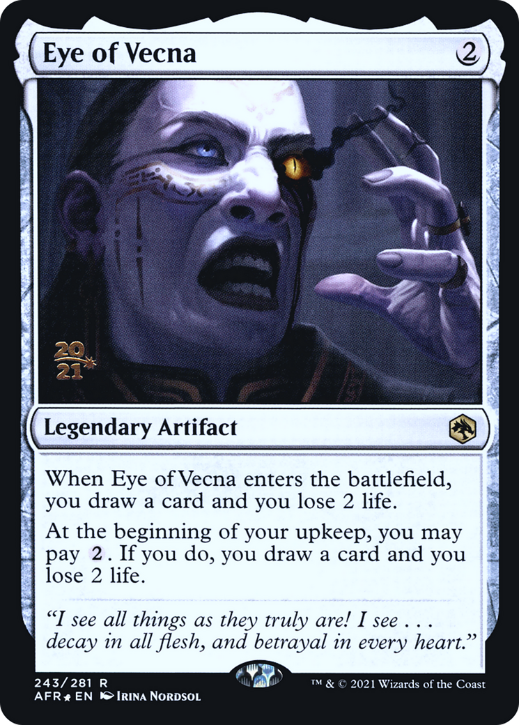Image of Eye of Vecna (PRE-243S) - Adventures in the Forgotten Realms Promos Foil
