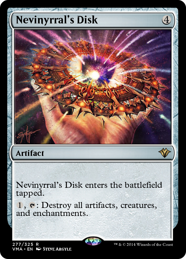 Image of Nevinyrral's Disk (VMA-277) - Vintage Masters Foil