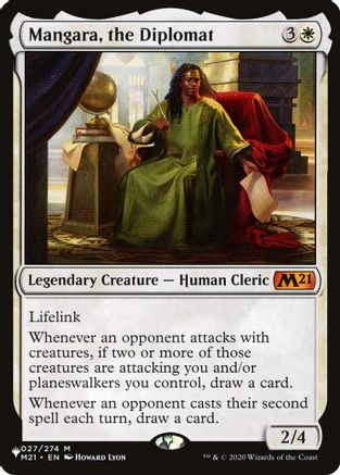 Image of Mangara, the Diplomat (LIST-027/274) - The List Reprints