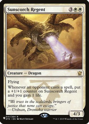 Image of Sunscorch Regent (LIST-041/264) - The List Reprints