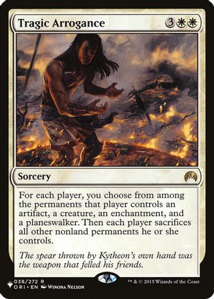 Image of Tragic Arrogance (LIST-038/272) - The List Reprints