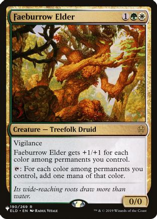 Image of Faeburrow Elder (LIST-190/269) - The List Reprints