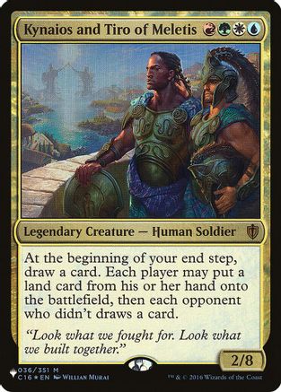 Image of Kynaios and Tiro of Meletis (LIST-036/351) - The List Reprints