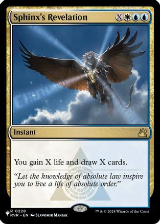 Image of Sphinx's Revelation (LIST-0228) - The List Reprints