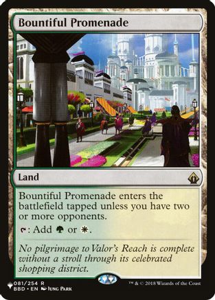 Image of Bountiful Promenade (LIST-081/254) - The List Reprints