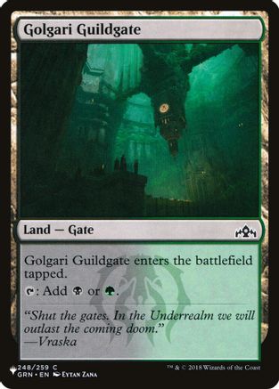 Image of Golgari Guildgate (LIST-248/259) - The List Reprints