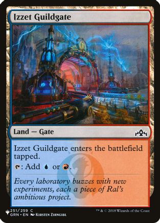 Image of Izzet Guildgate (LIST-251/259) - The List Reprints