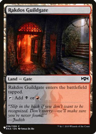 Image of Rakdos Guildgate (256) (LIST-256/259) - The List Reprints